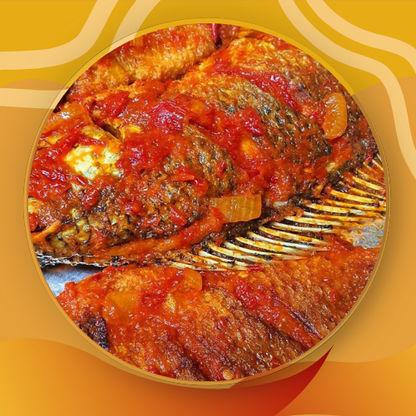 3pc Peppered Tilapia Fish